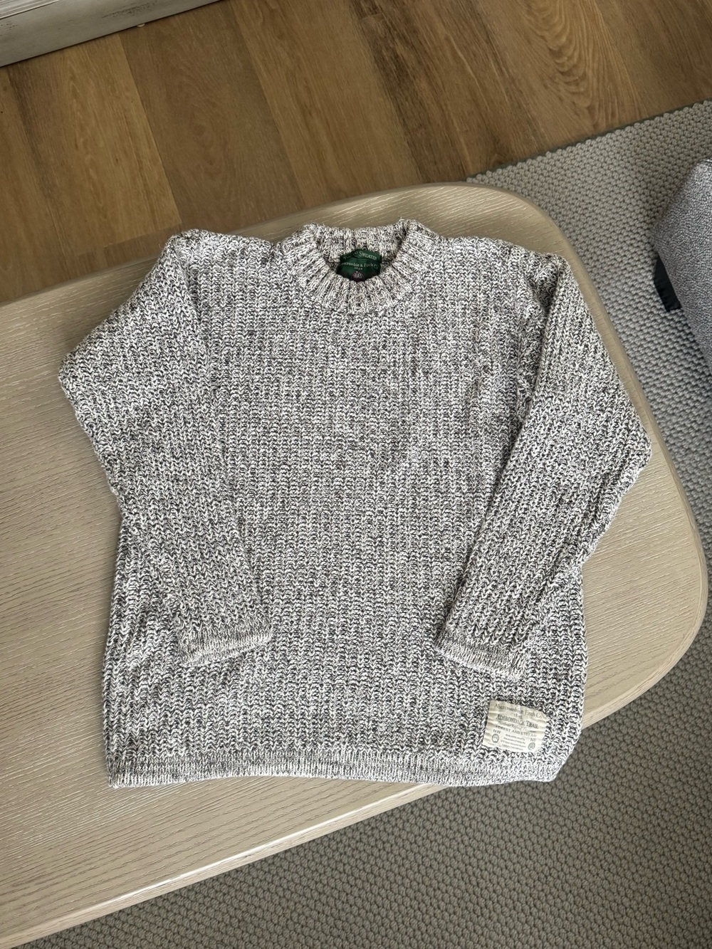 vintage abercrombie and fitch the big sweater knit size m